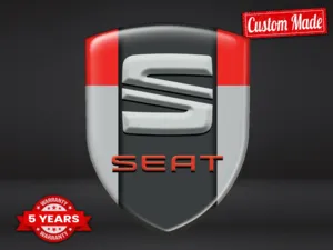 Seat Autocollants Silicone Auto Édition Qualité Perso